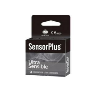 Imagen del Preservativo Ultra Sensible Sensor Plus, condón lubricado de látex fino