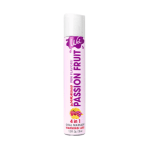 lubricante íntimo saborizado passion fruit comestible efecto calor 30 ml